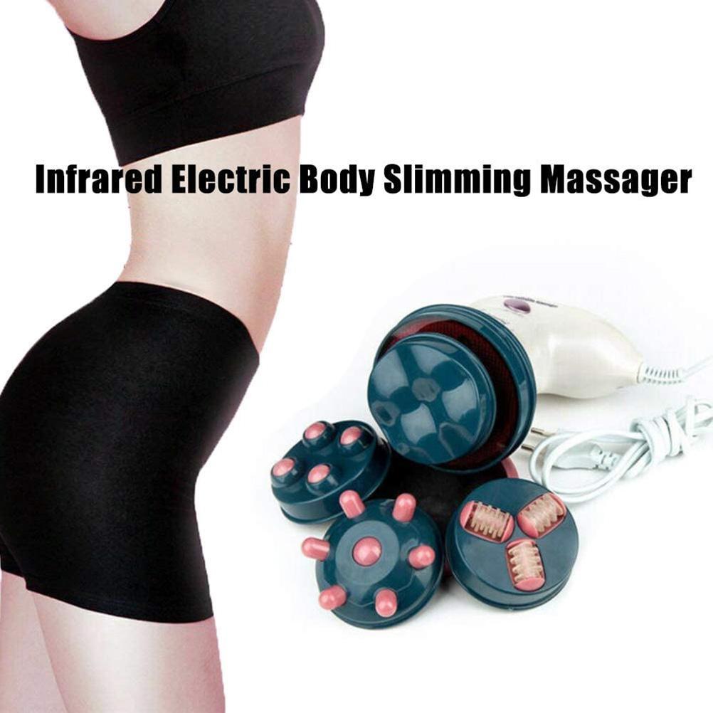 Electric Cellulite Massager Weight Loss Massager with 4 Massage Heads for Firming And Shaping
