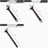 JURONG Large Opening Adjustable Wrench