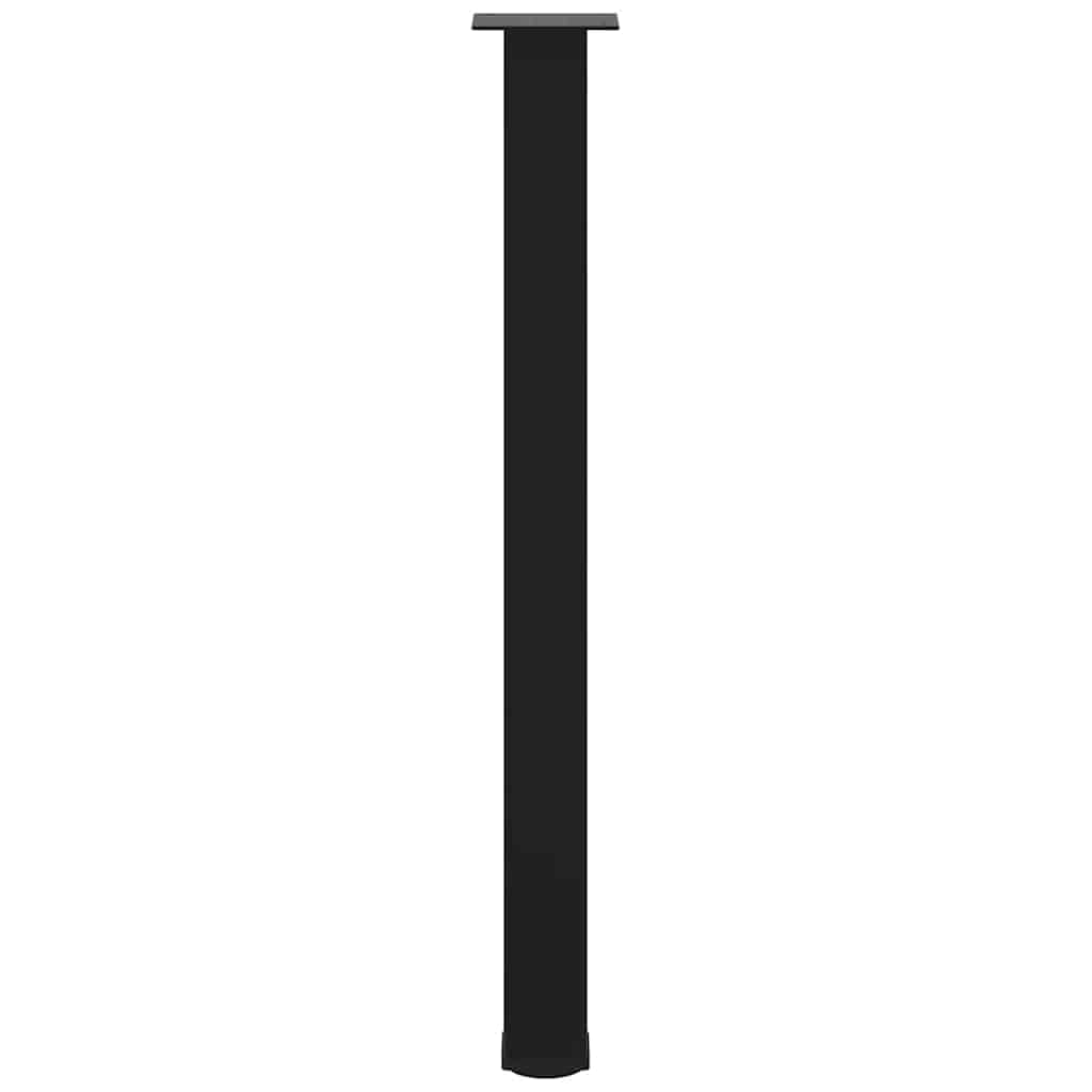 Vidaxl Nogi Do Stolika Kawowego, 4 Szt., Czarne, 90-92 Cm, Stal