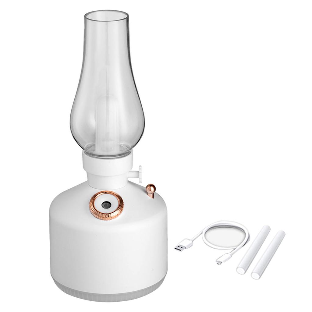 Vintage Light Humidifier Quiet USB Charging Dimmable Small   Diffuser Humidifier Desk Lamp for Bedroom   Living Room