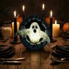 Halloween Ghost for Bookshelf Spooky Break Out The Wall Decoration, Light Up Durable Statue Horror Resin Haunted House, Holiday Home Decor Craft