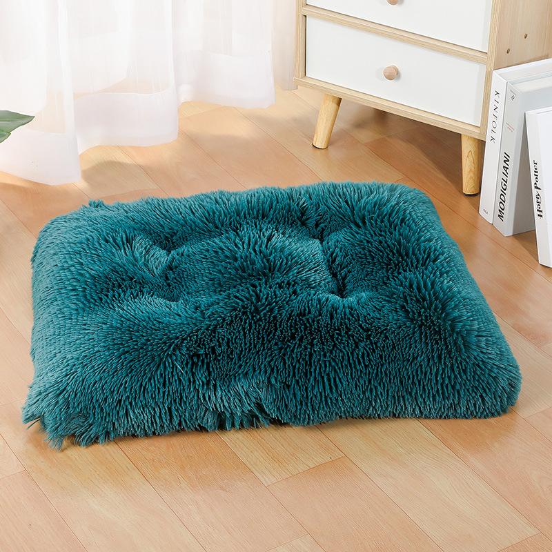 Doghouse Thickened Warm Plush Dog Bed Cat Dog Kennel Cushion Sleeping Cushion Pet Supplies