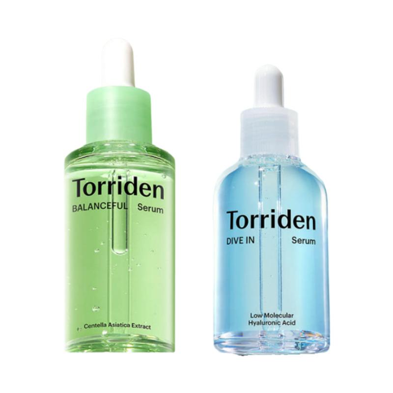

TORRIDEN DIVE-IN Low Molecular Hyaluronic Acid Serum 50ml + BALANCEFUL Cica Soothing Serum 50ml Duo Set