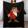 Grumpy Dwarf Throw Blanket Soft Comfort Blanket for Reading Watching TV