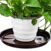  Flower Pot Tray for Potted Plants Plastic Planter Trays Saucer Drip Saucers Garden Drainage Indoor Pots