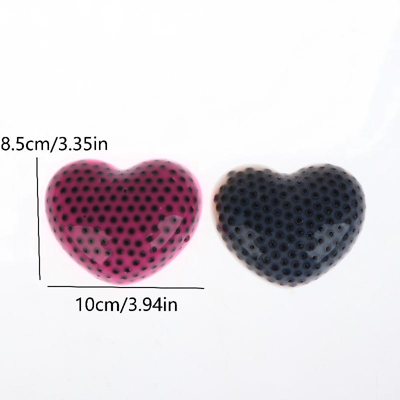 Creative Love Pimple Popping Squeeze Toy Funny Soft Stress Relief Toys Pinch Love Pimples Relieve Anxiety Toy For Adult Kid