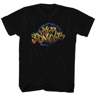 Bill & Ted's Excellent Adventure Film Wyld Stallyns Band Logo Herren T-Shirt