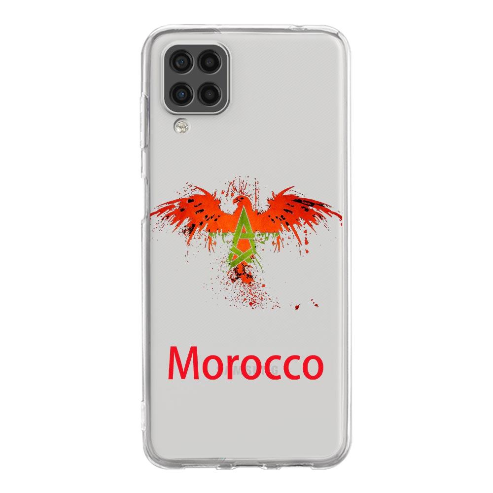 Marokko Flagge Fußball Für Samsung Galaxy A51 Klar Telefon Fall A71 A21S A12 A11 A31 A52 A41 A32 A23 A33 A53 a73 A03S A13 5G Abdeckung