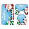 Christmas Bathroom Floor Mat Toilet Three-Piece Set