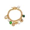 Hot Selling Women's Bracelets Geometric Setting Diamond Design Love Element Bracelets Versatile