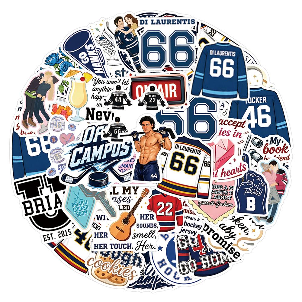 10/30/54pcs American TV Series Off Campus Stickers for Laptop Phone Luggage Waterproof Cool Cartoon DIY Sticker Toys Gifts