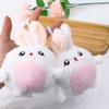 15cm Lovely Soft Plush Rabbit Keychain Pendant Cute Cartoon Doll Animal Rabbit Plush Toy Girl Bag Accessories Gift