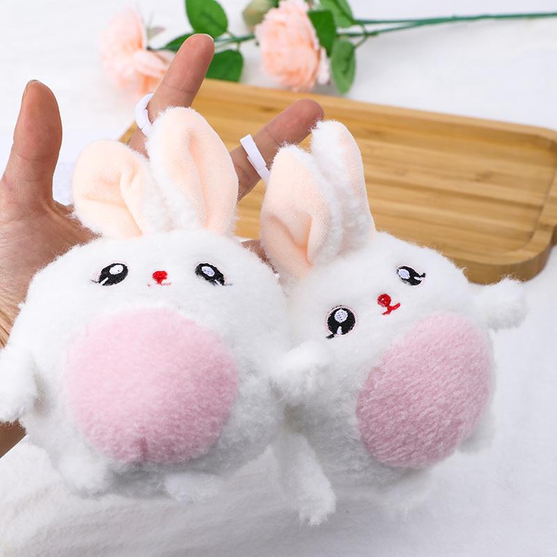 15cm Lovely Soft Plush Rabbit Keychain Pendant Cute Cartoon Doll Animal Rabbit Plush Toy Girl Bag Accessories Gift