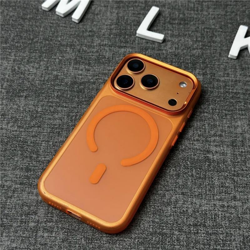 Applicable to iphone18ProMax mobile phone case matte original color ultra-thin magnetic suction Apple 17 protective case PC hard case