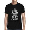 1Tee Mens Keep Calm And Play Chess T-Shirt