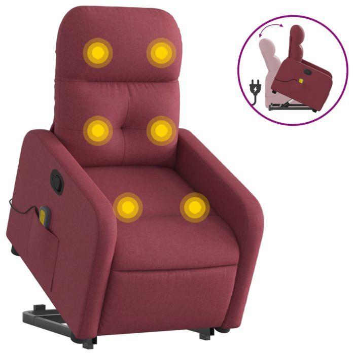 VidaXL Reclining Massage Armchair, Relaxation Chair with Adjustable Backrest and Footrest, Living Room Seat 3206807
