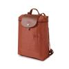 Longchamp Le Pliage Green Practical Portable Foldable Recycled Canvas Backpack Women Backpack Chestnut 1699919404