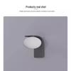 Outdoor Solar Moon Wall Lamp