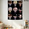 Snowman anime Pattern Home Decor Tapestry, Wall Hanging, Decorative RV Wall Cloth.ZGT0914413