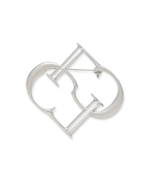 

CL Logo Metal Brooch CWGG251534 SLV F [Selford] Women s