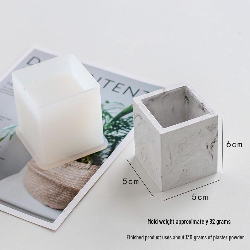 

Meimu er DIY Ароматерапевтический гипсовый диффузор Форма для свечного стакана - Силиконовая форма для каменного, свечного гипса.