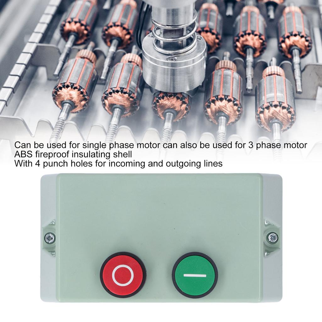 Magnetic Motor Starter Control Switch LE1D09M7 Single Phase 220V 230V 7‑10A Electric Motor Starter