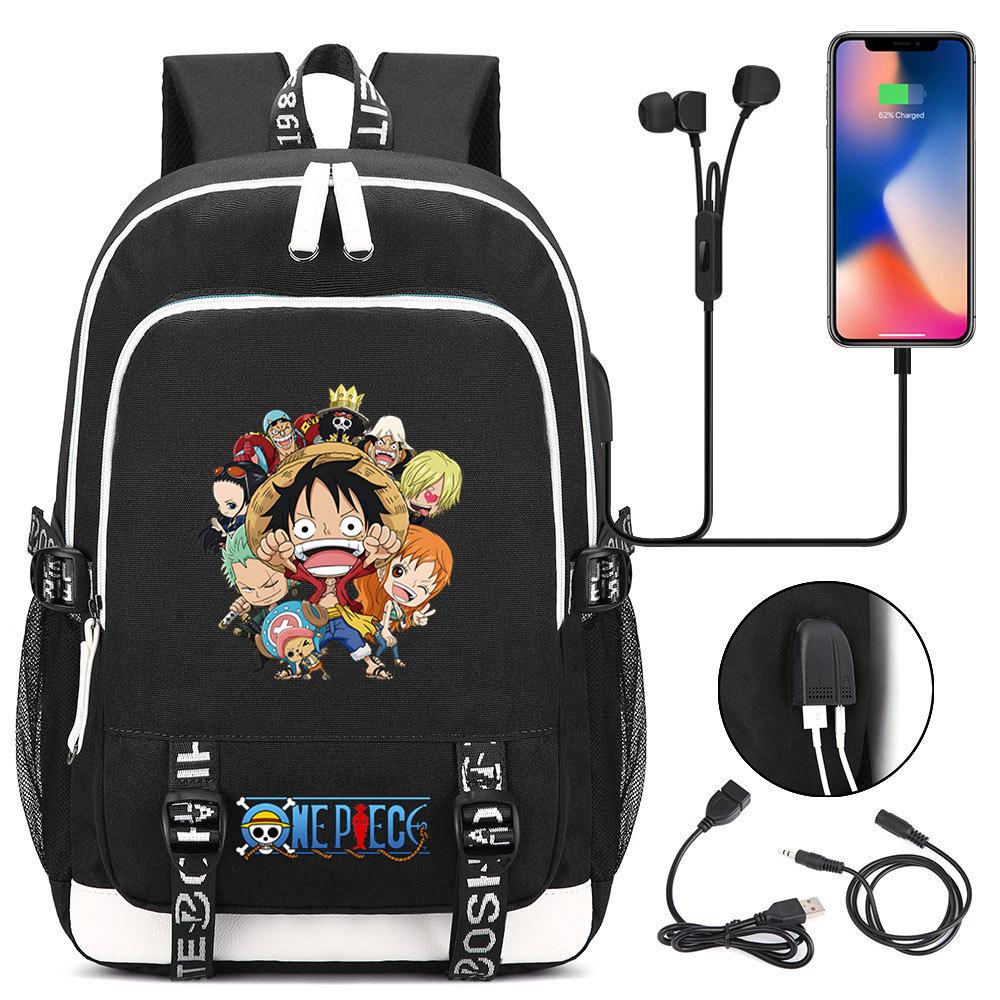 Primary And Secondary School Students Schoolbag Riman Personalized Printing Youth Leisure Travel With Usb Backpack
