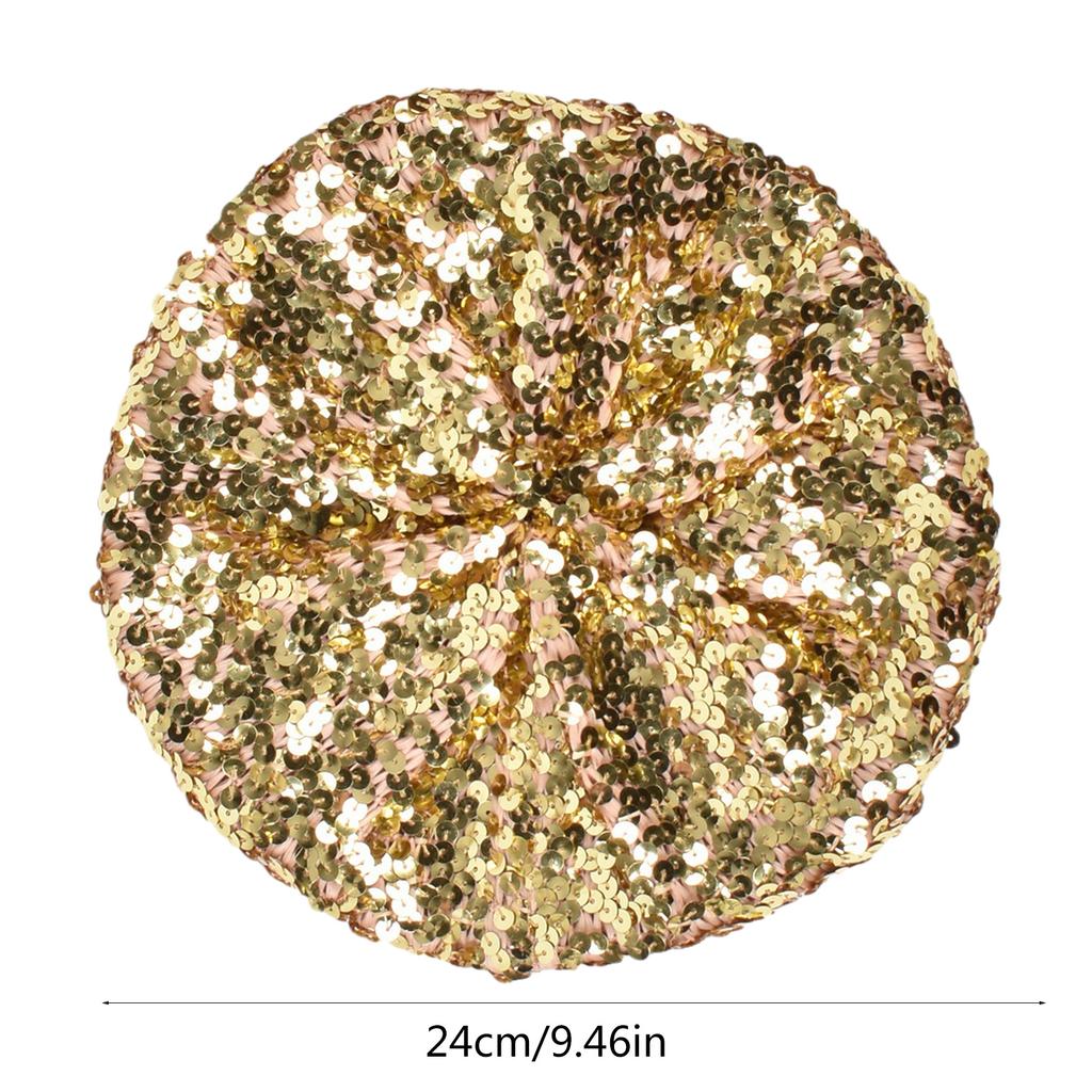 Sequins-studded Beret Hat Bejeweled Disco Hat for Girl Boys Beret Hat for Masquerade Carnivals Music Festival Halloween