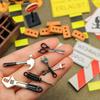 39 Pieces 1/12 Scale Dollhouse Tool Set Realistic Design Mini Metal Kit