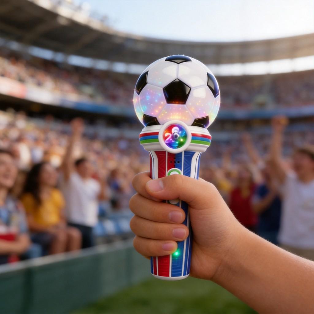 The 23rd World Cup Toy Microphone For Kids With Sound Effects For Soccer Fans