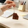 Sensory Toys for Adults Kids 3D Printed Chocolate Candy Bar Clicker Fidget Toy, Keyboard Shape Stress Reliever Keychain, Office Desk Relief Toy Kids,