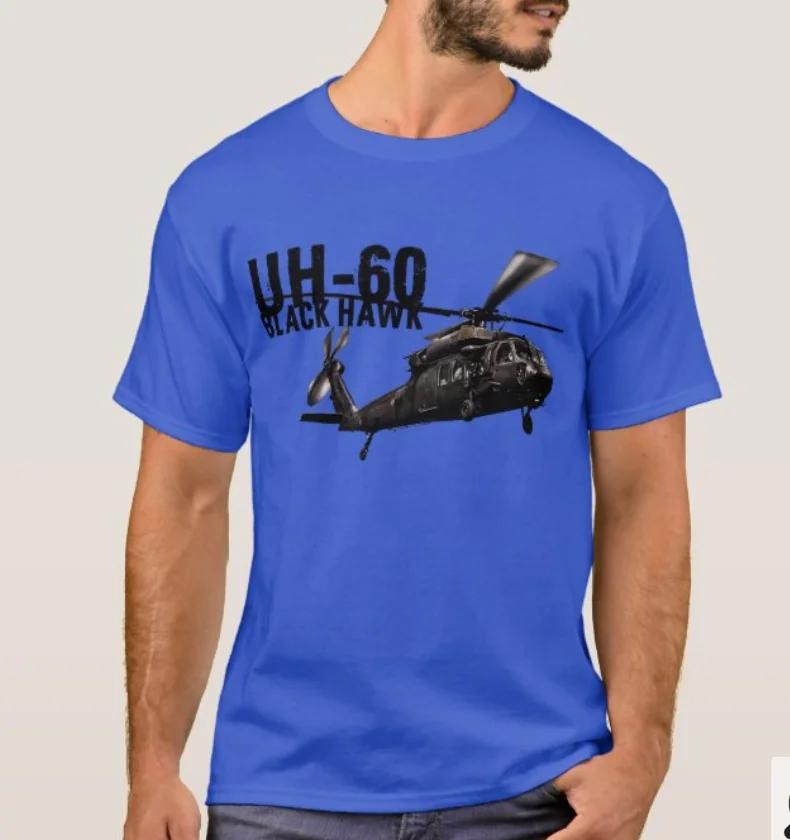 UH60 Black Hawk Utility Helicopter TShirt Summer Cotton Short Sleeve ONeck Mens T Shirt New S3XL