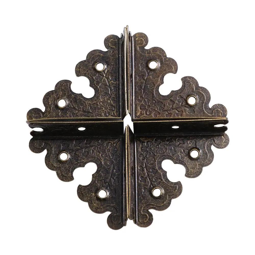 Furniture Decorative Corner Brackets Protector Triangle Corner Furniture Protector Wooden Box Corner Protector Antique Corner