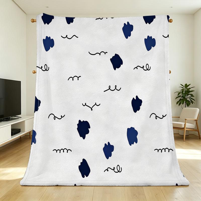 Flannel Fleece Blanket: Soft, Warm, Breathable Cozy Throw for Home & Dorm, Perfect for Christmas & Halloween