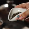 White and Blue Porcelain Tea Scoop - Gongfu Tea Ceremony Accessory