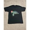 Vintage Christmas Sea Turtle T-Shirt Mens Large Black Excellent Holiday Tee Unisex T-Shirt