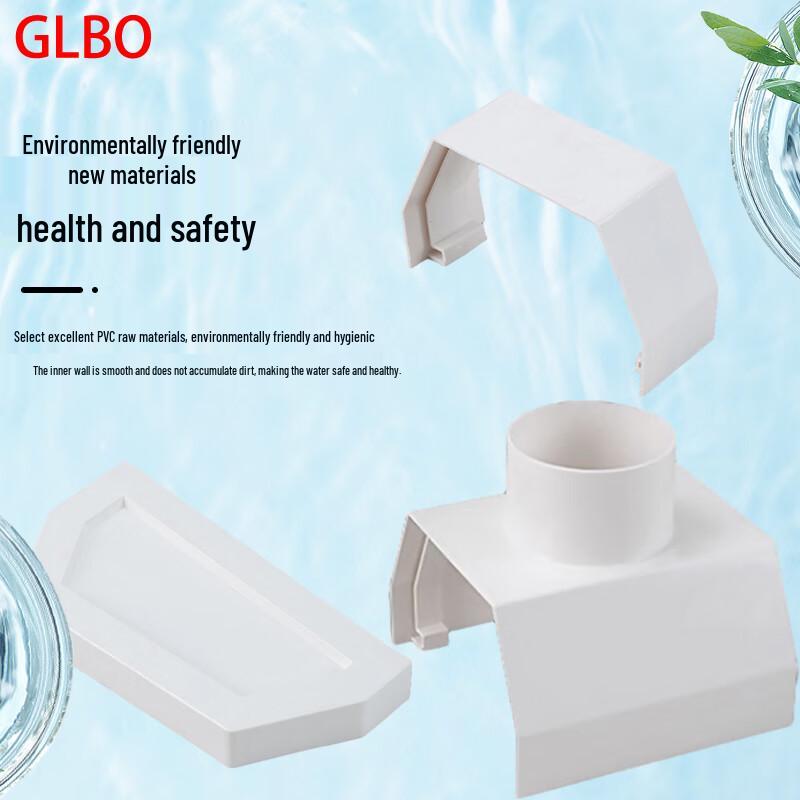 Bouchons d'extrémité de gouttière en PVC GLBO