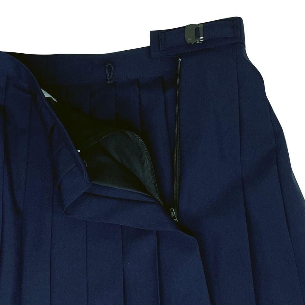 Letnia Odzież 24 Samochody Plisowana Spódnica 1386001 Długość 57cm Dziewczęca 88 Granatowa W69X Długość 57 [Vicester Girl]