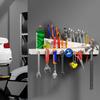 Multifunctional Wrench Screwdriver Organizer Rail Rack Storage Holder Garage Workshops Wall Mount Hardware Tool Display Hanger