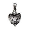 Angel Heart Pendant Top, Silver, for Women and Men