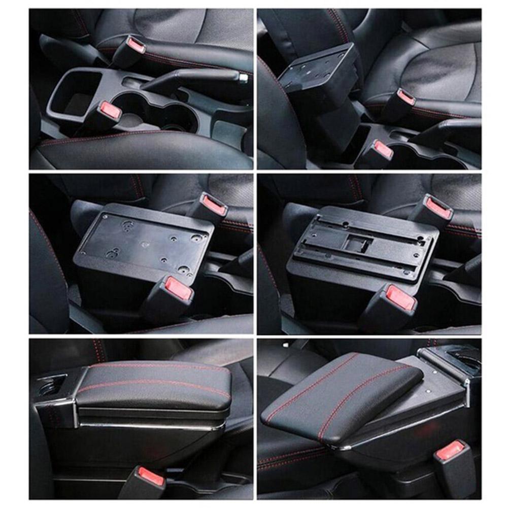 Universal Car Armrest Arm Rest Storage Box Center Console Storage Box
