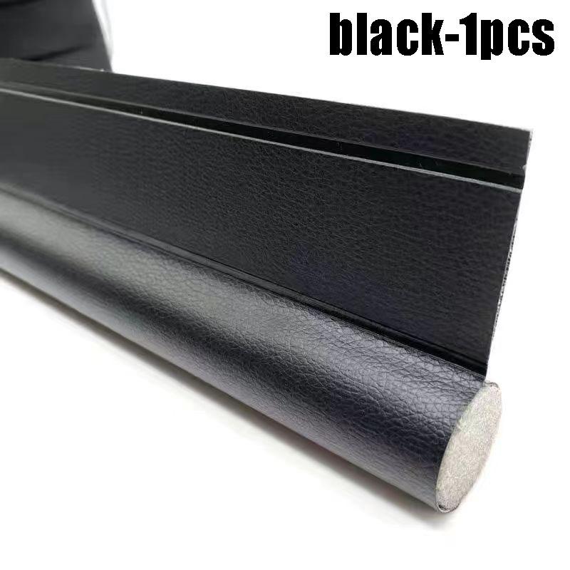 Leather Back Adhesive Door Bottom Sealing Strip Door Seam Windproof Strip Self-adhesive Single Door Bottom Strip Insect  Strip
