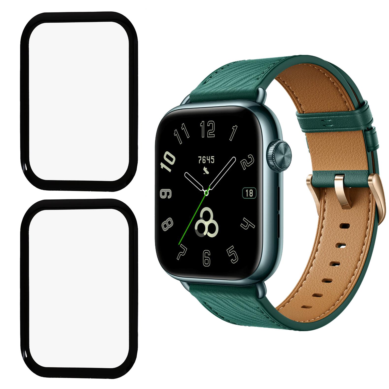 

2Pcs/Pack For Honor Watch 5 Watch Screen Protector HD Clear PMMA Film (Black Edge) A