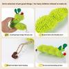 Interactive Cat Chew Toys Caterpillar Catnip Molar Toy Silvervine Cat Teaser Interaction Toy Clean Mouth Kitten Toy Pet Supplies