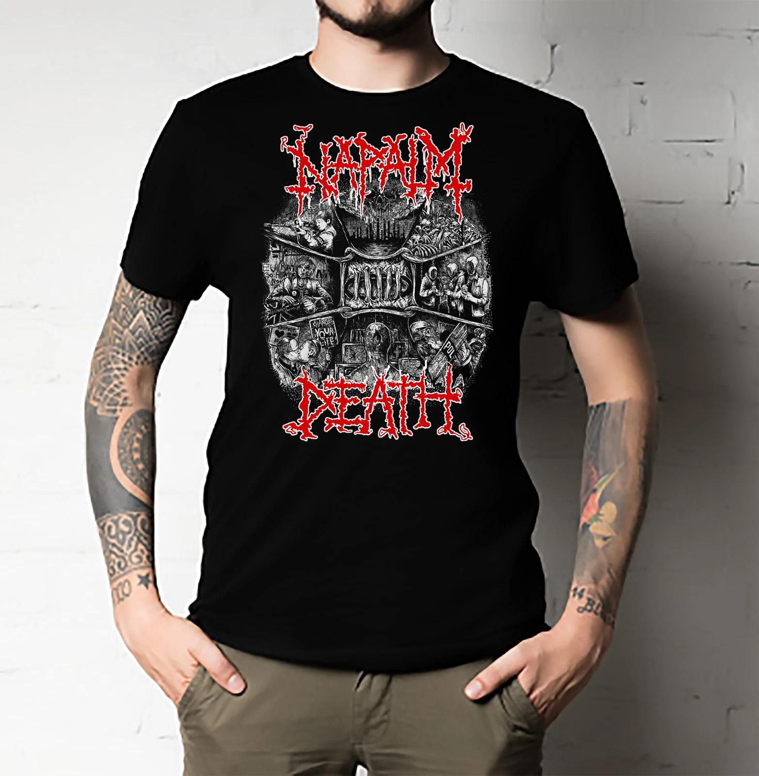 Men s and Women s T-shirts Harmony Corruption Napalm Death S