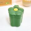 Desktop Trash Can with Lid Flower Shape Large Capacity Living Room Bedroom Trash Storage Bucket Household Supplies