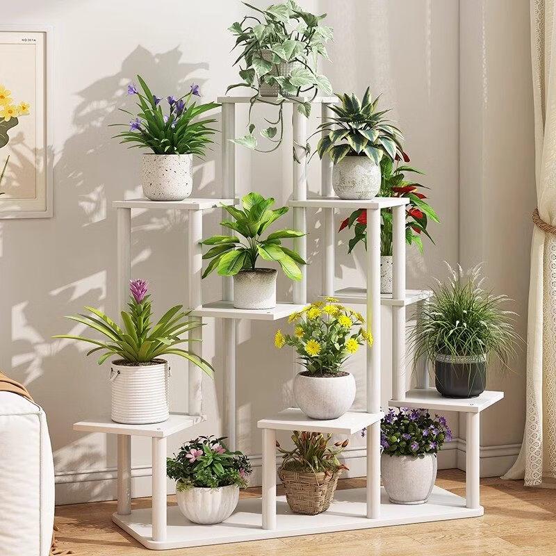 Premium Multi-Tier Wooden Indoor Flower Stand