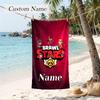 Brawl Stars Custom Name Printed Beach Towel Personalized Soft Towel For Swimming Beach Travel