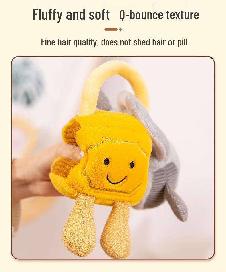Creative Lock Plush Doll - Unique Gift for Girlfriend or Wife on Valentine's Day.