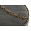 Tabouret - Marron - Cuir - Métal - Vintage - 44 x 41 x 82 cm
